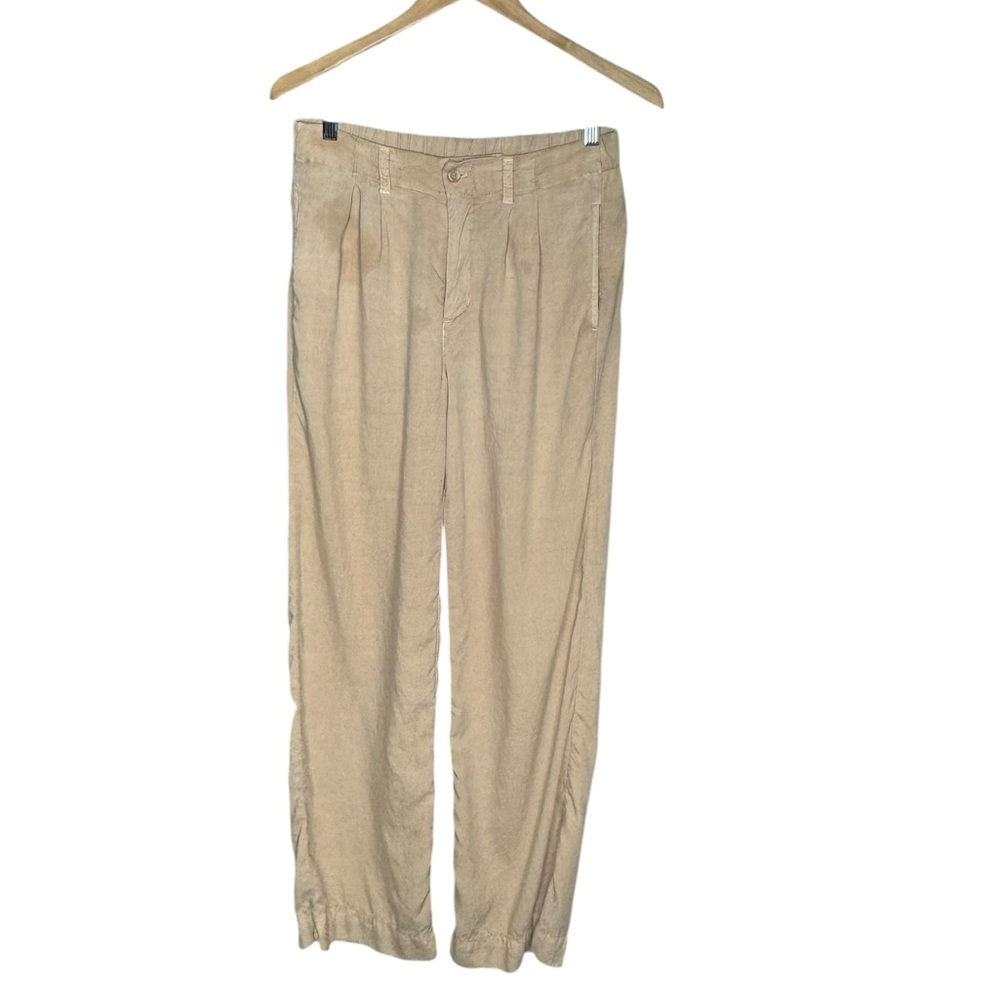 Cloth & Stone Button Waist Wide Leg Pant